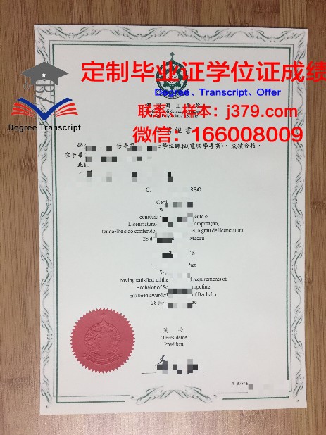 夫斯基大毕业证样式