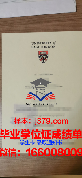 伦敦大学文凭模板展示