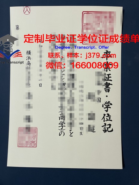 横滨国立大学毕业证图片