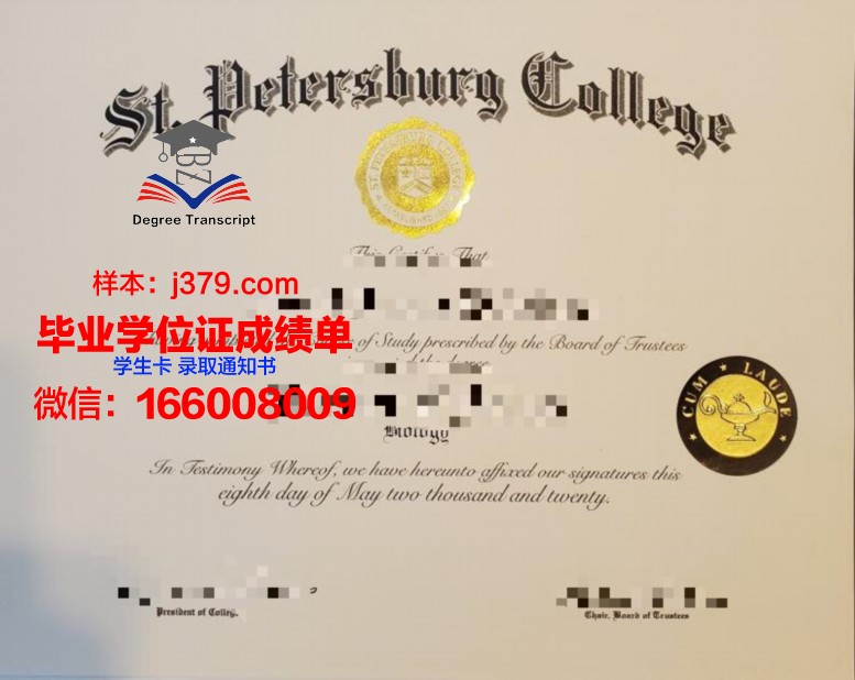 圣彼得堡国立儿科医科大学学位证书样本展示
