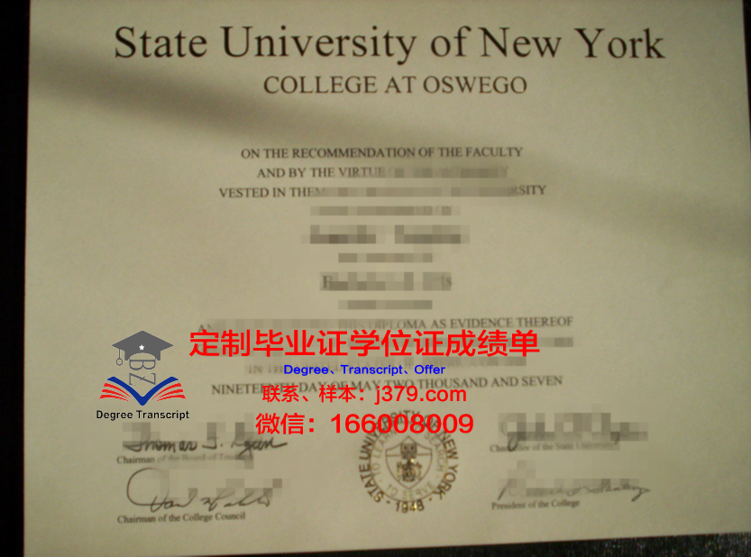奥斯马尼亚大学本科阶段毕业资格证书