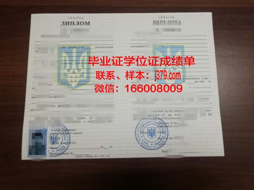 基辅国立贸易经济大学毕业文凭