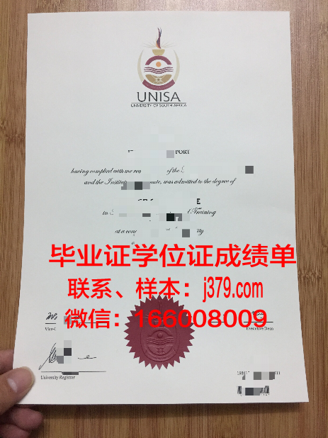 南非专业文凭证书