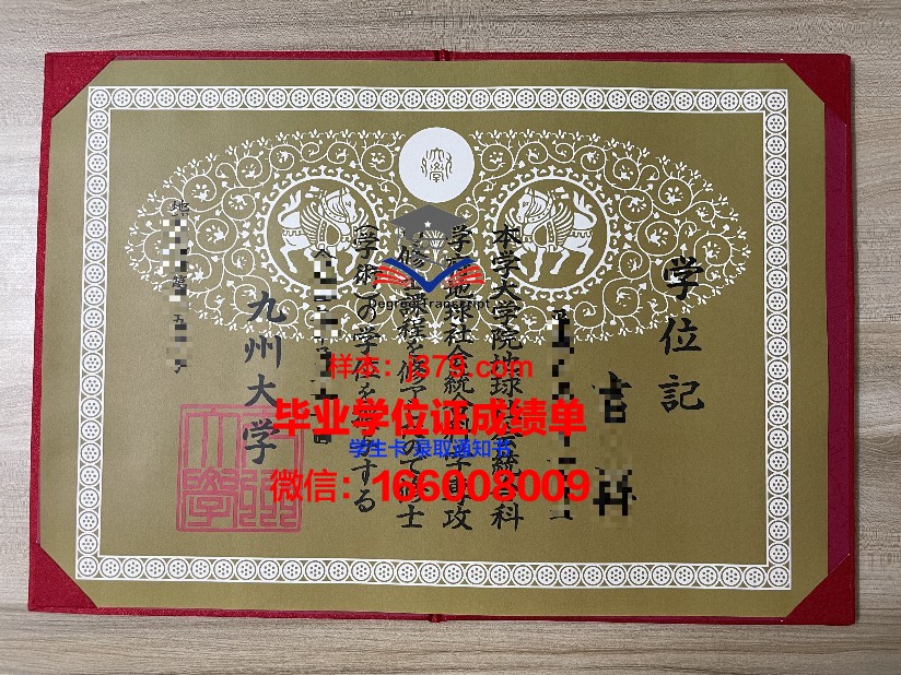 九州信息学府硕士研究生资格证书