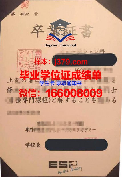 国际双业务专门学校研究生证书