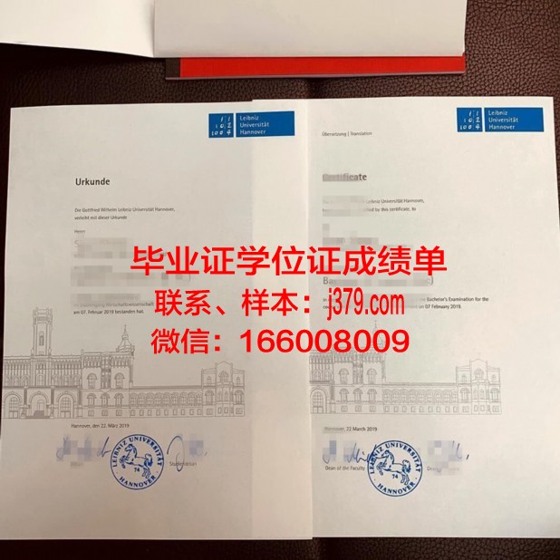 汉诺威高等教育学历证明