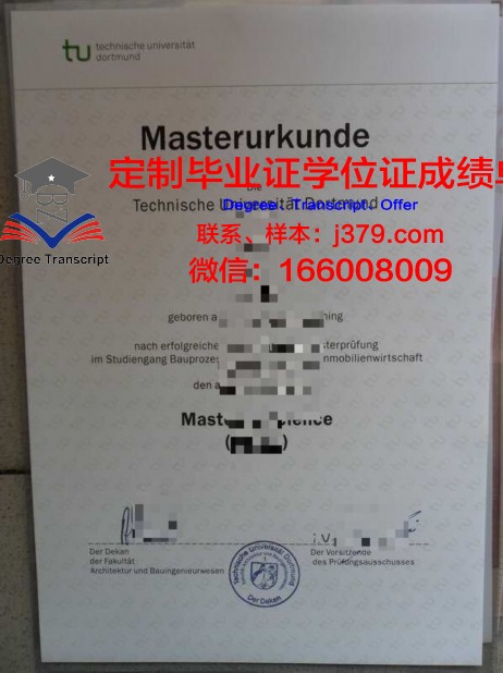 多特蒙德工业大学学历证明