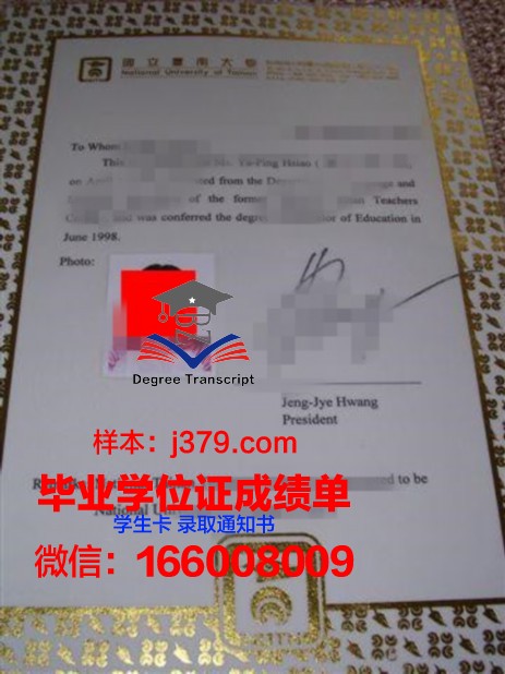 维戈校际本科毕业证书