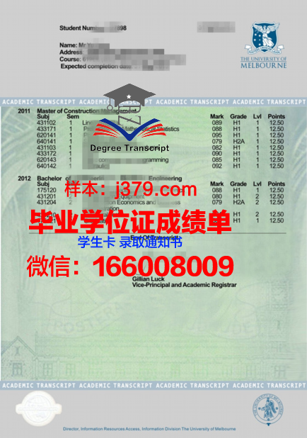 高等经济学院(国立大学)毕业资格证明与学业成绩单
