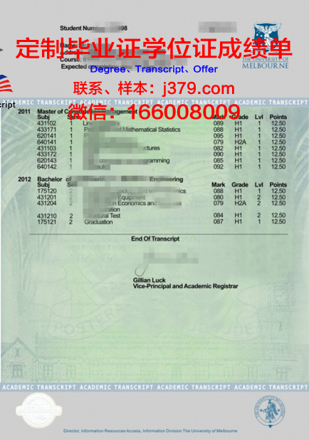 VUT毕业证书与成绩单摘要