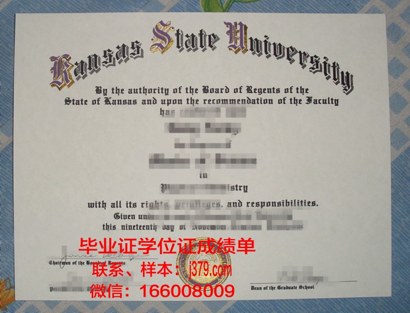 堪萨斯大学研究生水平证书