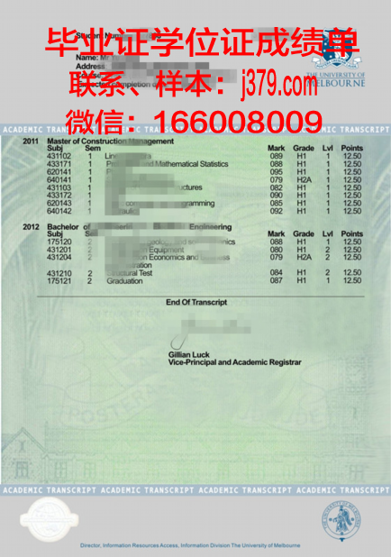 TUM学位证书及成绩单