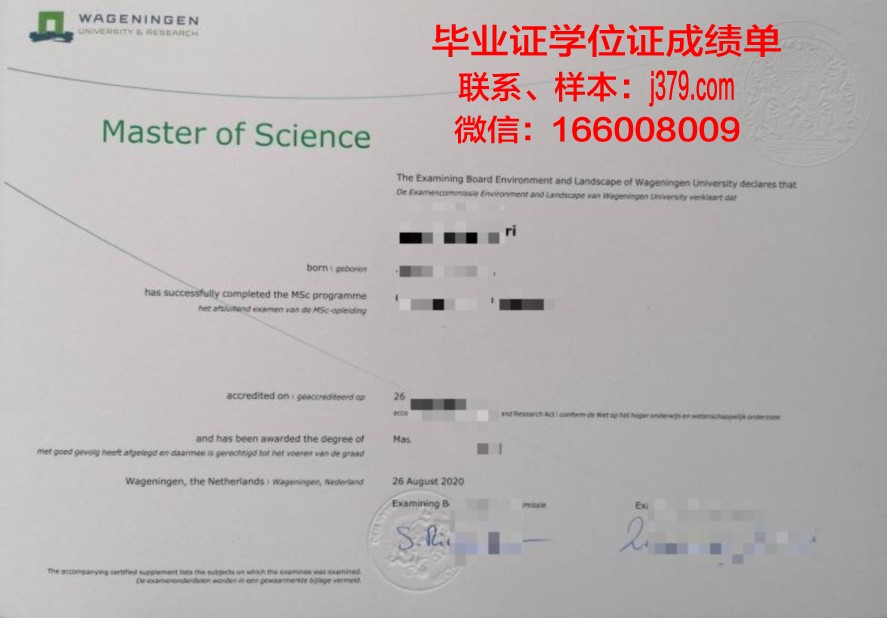UCT电子毕业证书下载版