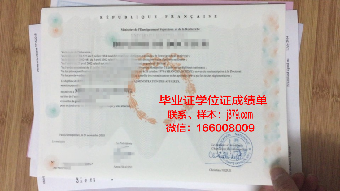 上法兰西国立应用科学研究生院硕士文凭