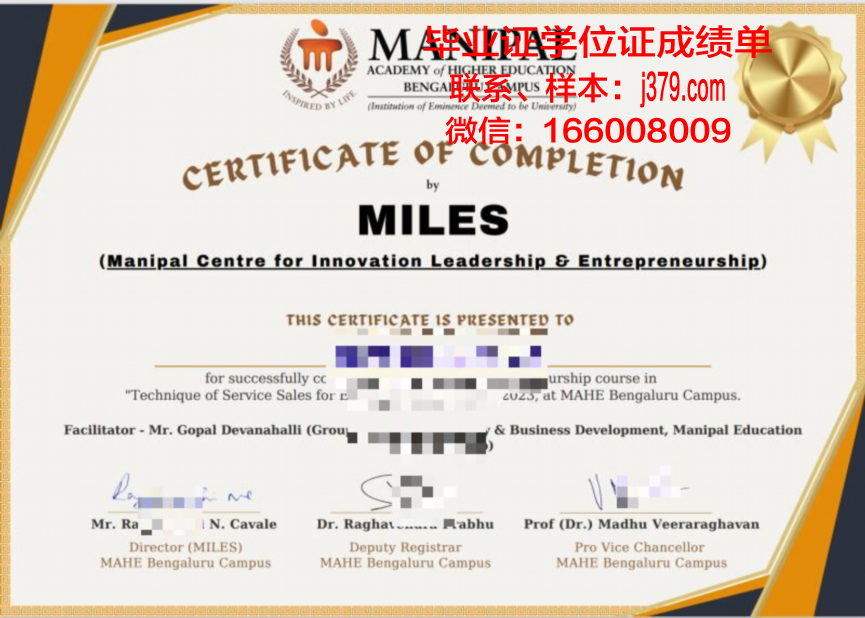 马尼帕尔大学学历证明核实