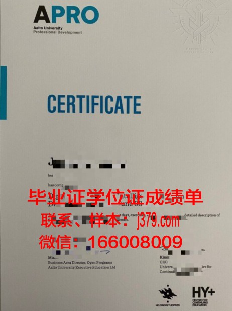 阿尔托学历证书获取