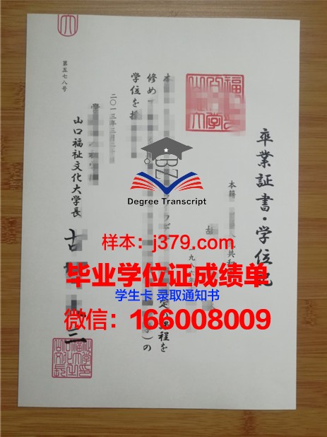 山口大毕业资格证书与学历资质