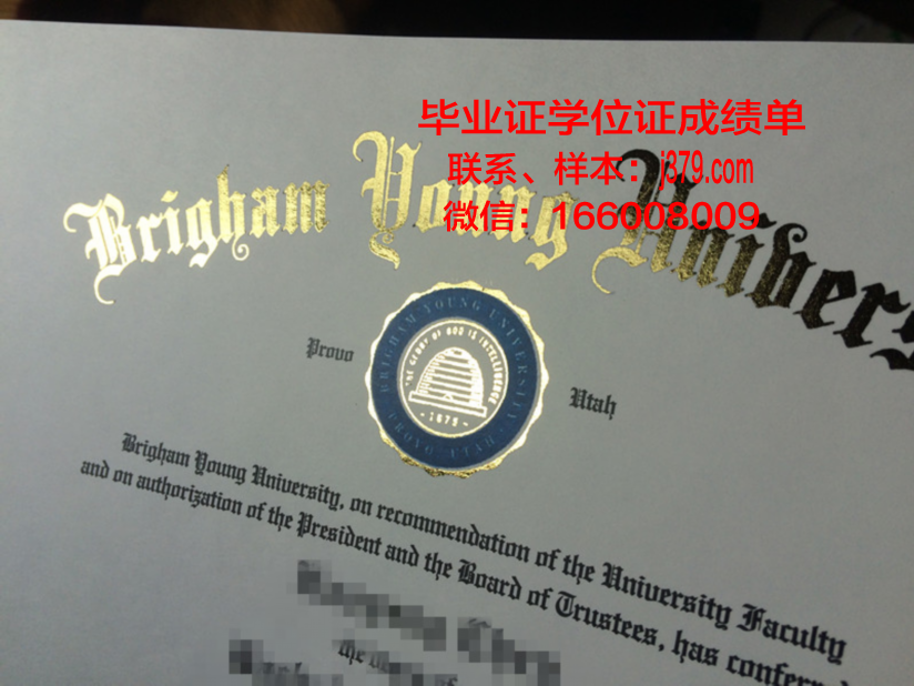 杨百翰大学文凭