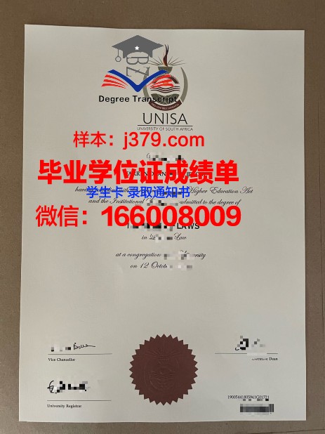 南非专业文凭证书