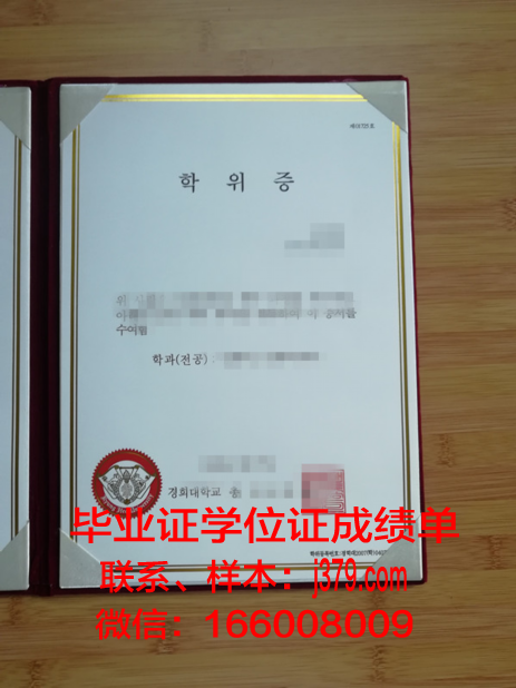 韩国海大毕业证书及成绩记录