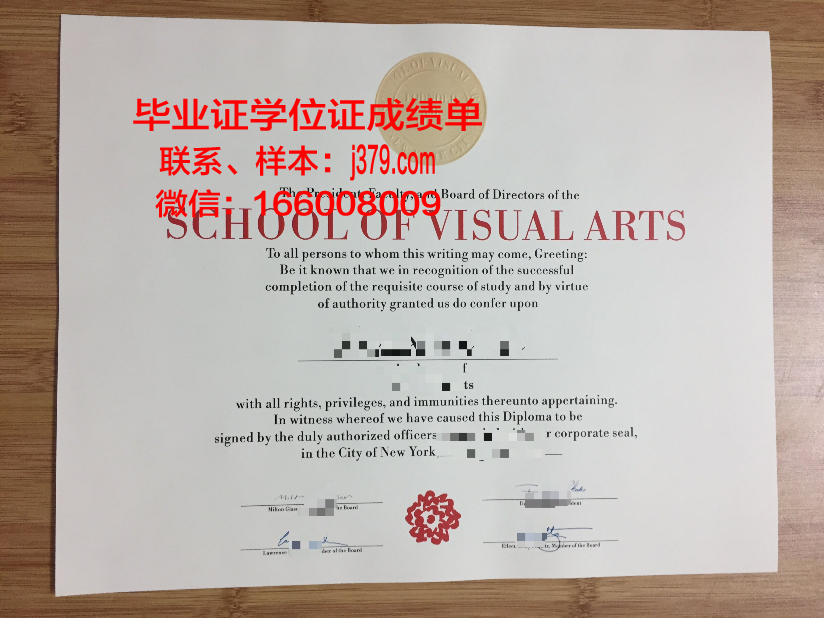 视觉艺术学院毕业证学历