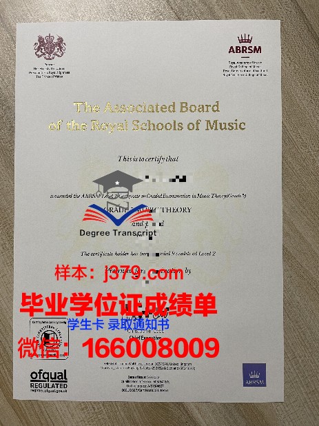 不大U diploma证书