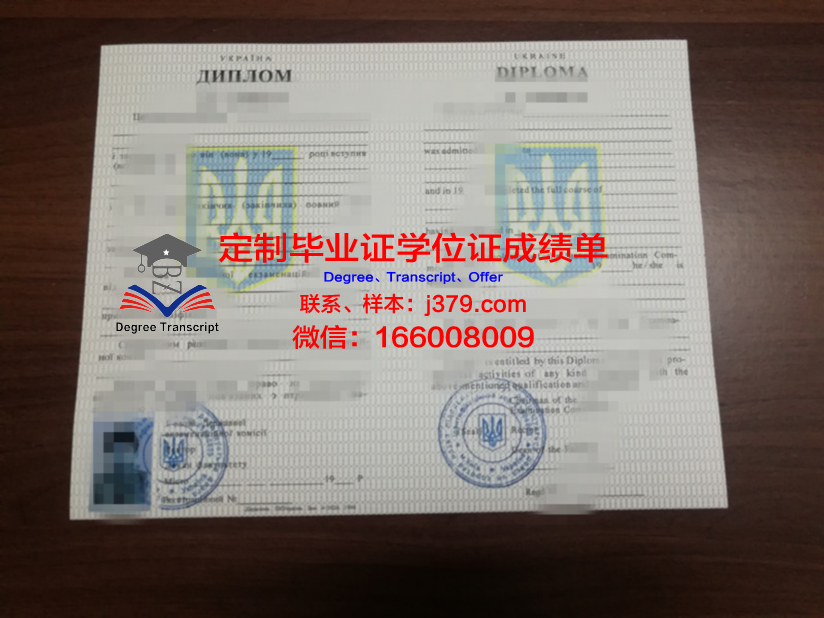 基辅国立大学经济学院学士学位证书