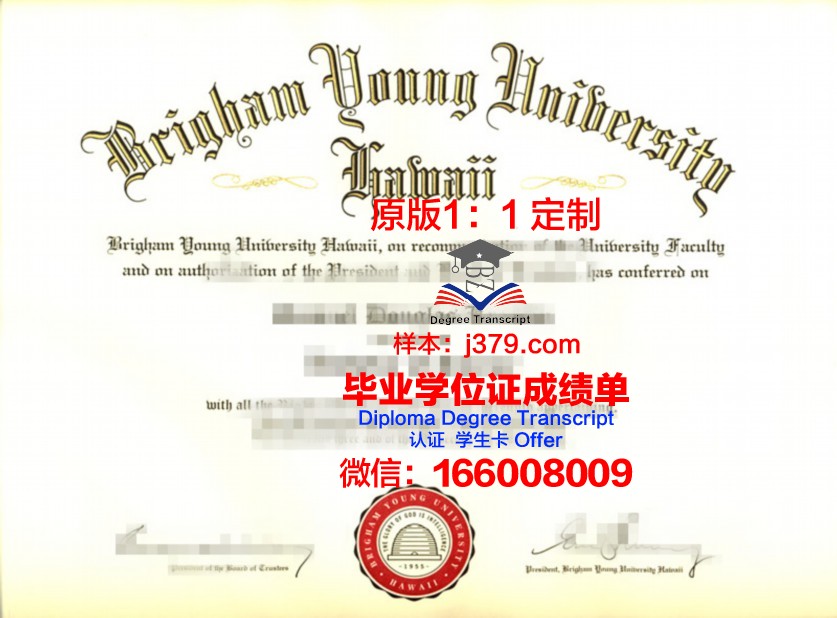 杨百翰大学毕业证高清图(杨百翰大学在哪个城市)