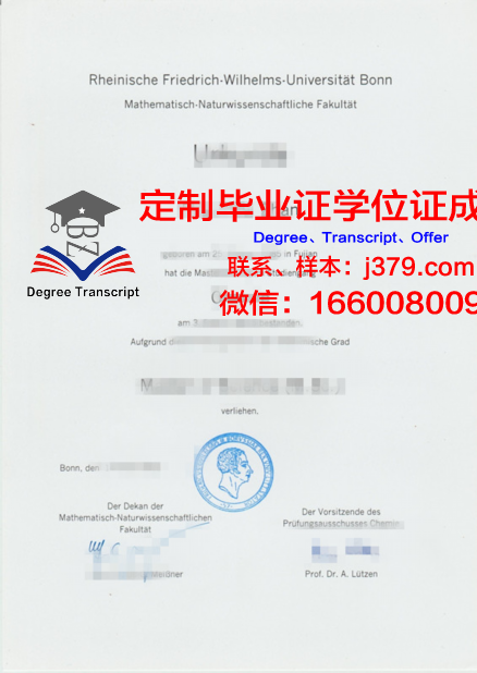 波恩大学博士毕业证书(波恩大学教授)